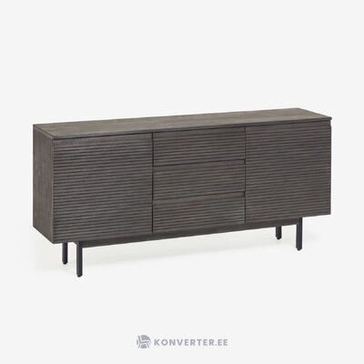 Black and gray chest of drawers (Indian)