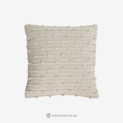 Smėlio spalvos pagalvės užvalkalas (langas)