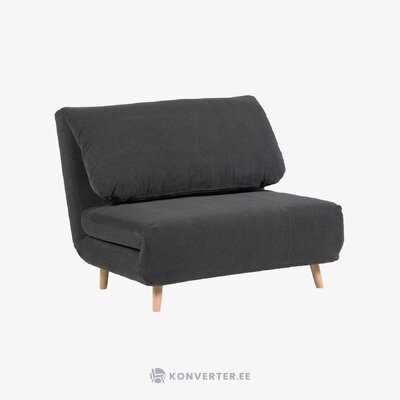 Tummanharmaa sohva (viileä)