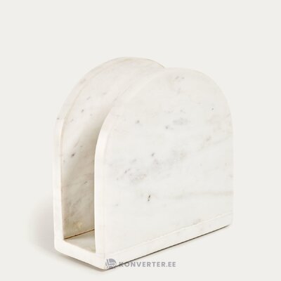 White napkin holder (cinderella)