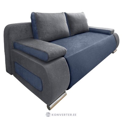 Antracito mėlyna sofa-lova moritz 2 nepažeista