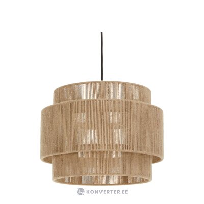 Brown pendant light (cecillia) with a beauty flaw