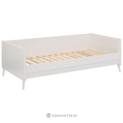 White solid wood bed 90x200 ellen intact
