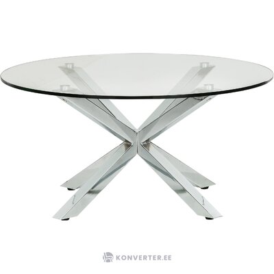 Emīlijas (actona) dizaina dīvāna galds ar skaistuma trūkumiem