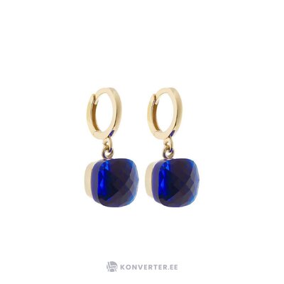 Blue earrings by judith (gemshine) with beauty flaws.