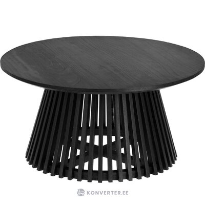 Melna dizaina masīvkoka kafijas galdiņš jeanette (julià grupa) neskarts