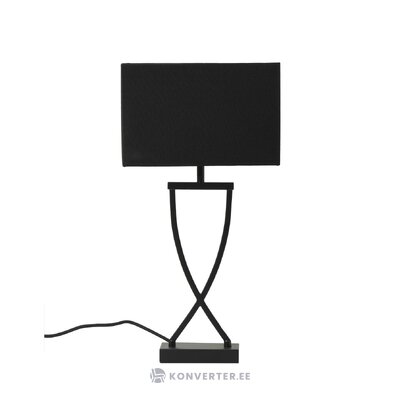 Black design table lamp (vanessa) intact