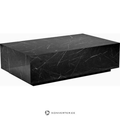 Black design coffee table (lesley) sample, defective