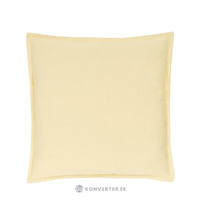 Šviesiai smėlio spalvos medvilninis pagalvės užvalkalas (mads) nepažeistas