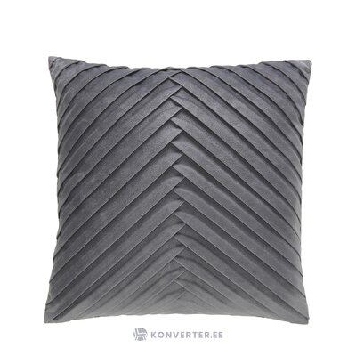Black velvet decorative pillowcase (lucie) intact