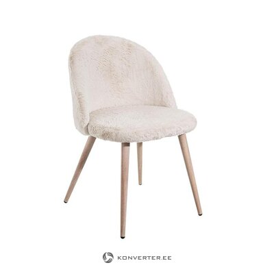 Beige design chair (rose) whole, in a box