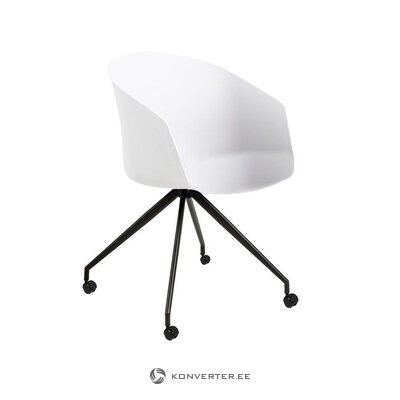 Balts-melns dizaina krēsls (cronos) vesels, kastē