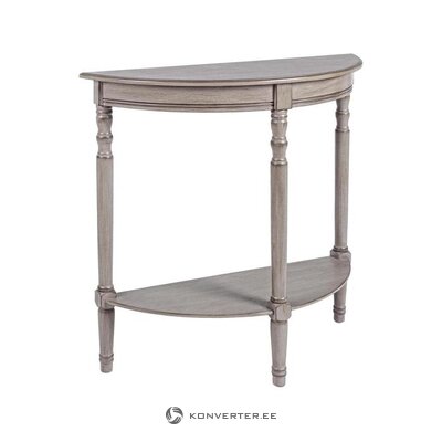 Gray solid wood console (margaret) whole, in a box