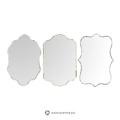Set of wall mirrors 3-part (venice) whole, in a box
