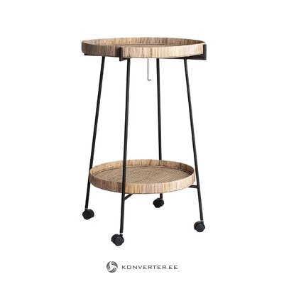 Design coffee table on wheels (ghiare) intact, in a box