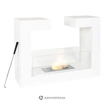 White bio fireplace (cosmos) whole, in a box