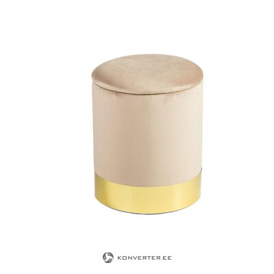 Pink-golden tub with storage (gisele) whole, in a box