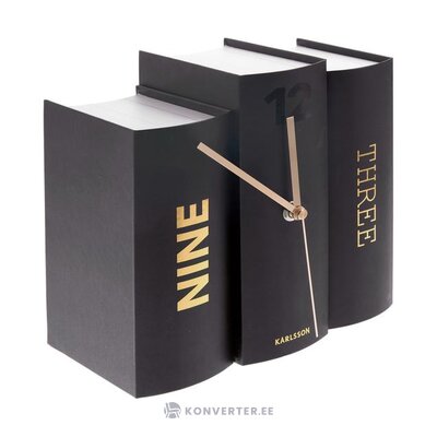 Design table clock book (karlsson)