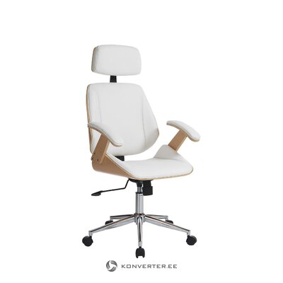 Balts dizaina biroja krēsls visby (tomasucci) vesels, kastē