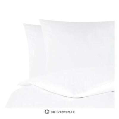Balts kokvilnas gultas veļas komplekts (komforts) vesels, kastītē