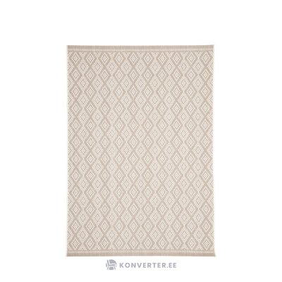 Beige-valkoinen kuviollinen matto (capri) 160x230 ehjä