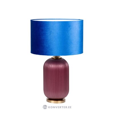 Purple-blue table lamp norma (garpe interiors)