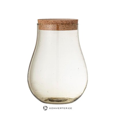 Cassie (bloomingville) storage jar with lid, sample
