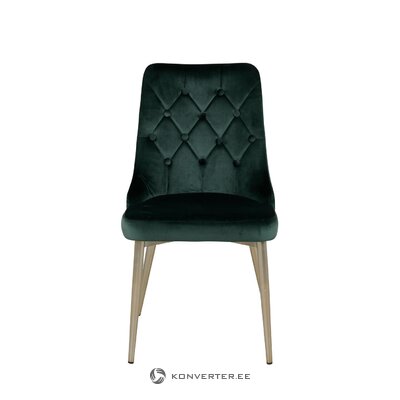 Dark green velvet chair ina (venture design) whole, in a box