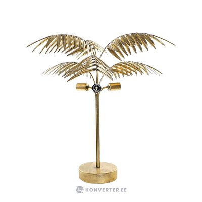 Dizaina galda lampa palma (detaļas priekšmets) neskarta