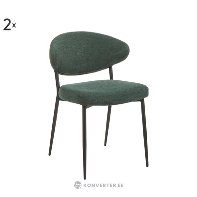 Tamsiai žalia kėdė (Adele) nepažeista