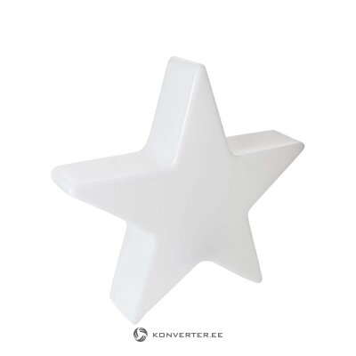Koristeellinen ulkovalaisin loistava tähti (8 vuodenaikaa) kokonaisena, laatikossa
