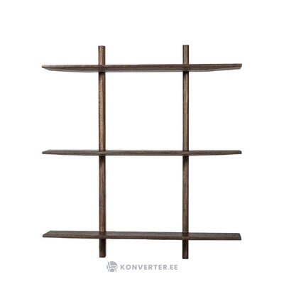 Solid wood wall shelf noir (muobs) intact