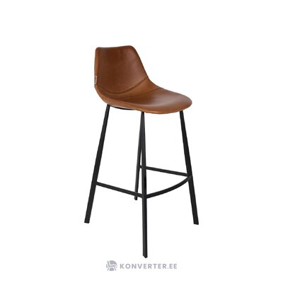 Brown-black bar stool franky (zuiver) intact
