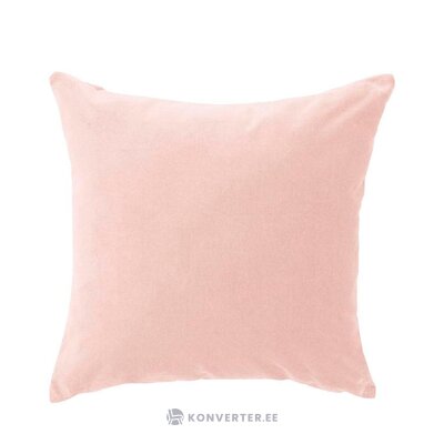 Rožinis aksominis pagalvės užvalkalas sammie (jotex) nepažeistas