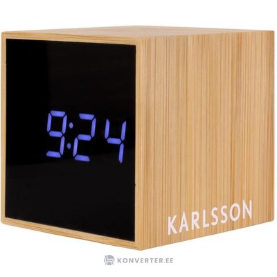 Led desk clock mini cube (karlsson)