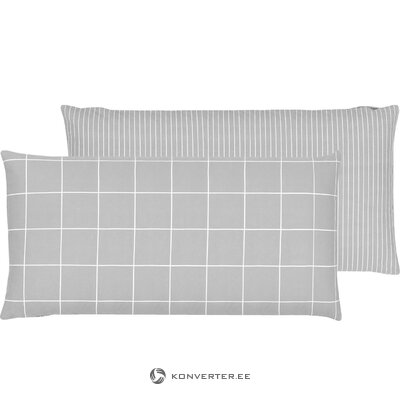 Šviesiai pilkos spalvos flanelinis pagalvių užvalkalų rinkinys 2vnt (noelle) 40x80cm visas, salės pavyzdys
