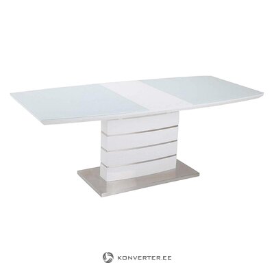 Design-ruokapöytä (comedor) kokonaisena, laatikossa