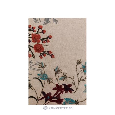 Medvilninio dizaino kilimo lauko gėlės (kare design) 120x180 visas