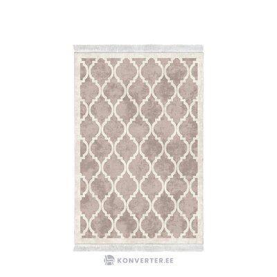 Beige design patterned carpet acqua (asir) 80x150 whole