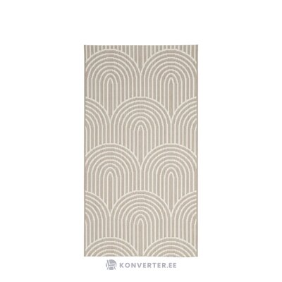 Harmaakuvioinen matto (kaaret) 80x150 ehjä