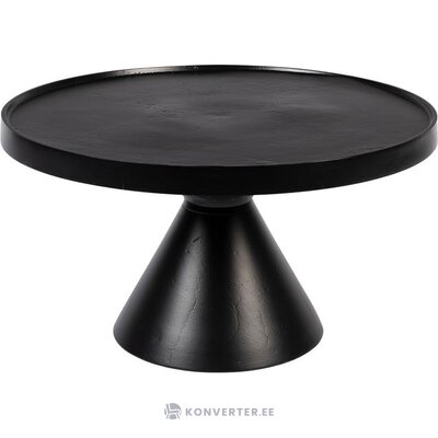 Black round coffee table floss (zuiver) intact