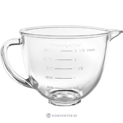 Стеклянная чаша для кухонного комбайна (kitchenaid) целая