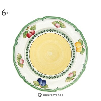 Design plate set 6pcs fleurence (villeroy &amp; boch) whole, sample
