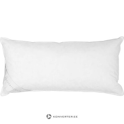 Balta plunksnų pagalvė klasikinė (münstertraum) 40x80cm visa, salės pavyzdys