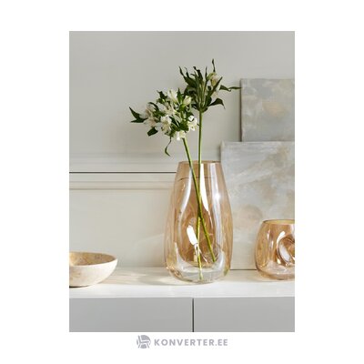 Glass flower vase (luster) intact