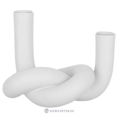 White design candlestick knot (present time) intact