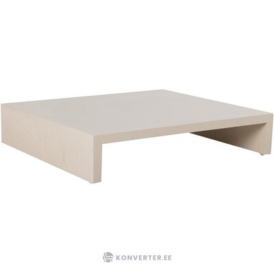 Low solid wood coffee table plateau (hkliving) with beauty flaws.