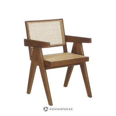 Ruda dizainerio kėdė (sissi), nepažeista, dėžutėje