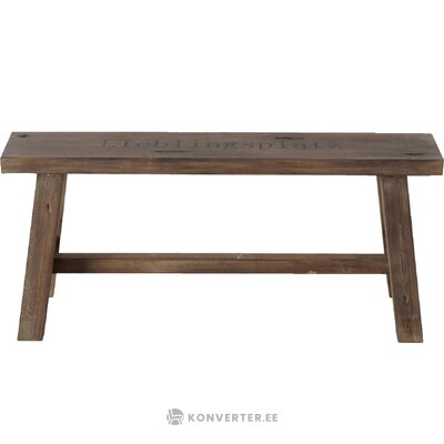 Solid wood bench brasko (boltze) with small imperfections