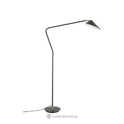 Black floor lamp (neron) with cosmetic defects.